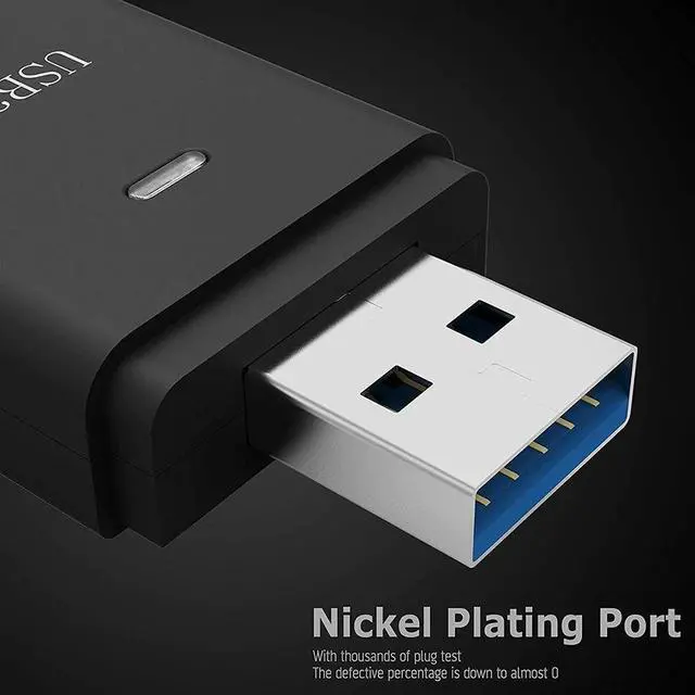 Alt view image 10 of 10 - 2 in 1 Memory Card Reader MINI USB 3.0 Micro SD/SDHC/SDXC TF T-Flash Card Reader Adapter for PC Laptop Computer