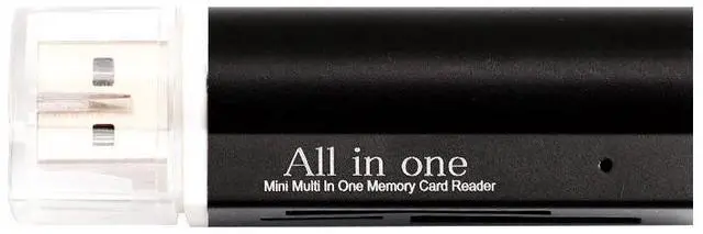 Alt view image 8 of 10 - USB Card Reader USB2.0 Mini Multi In One Memory Card Reader for TF Card Recorder Phone Storage Card Rotatable Card Reader