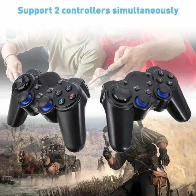 Alt view image 8 of 10 - 2.4G Wireless Game Gamepad Joystick With USB Converter Adapter For Android TV Box Tablets PC Game Joystick Controller