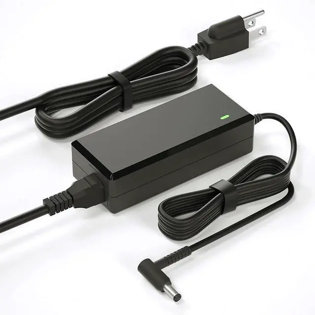 Alt view image 8 of 14 - for HP Monitor Power Cord 27" 25" 23.8" 23" 21.5" 20" 19V Power Supply HP Monitor 27f 24f 22cwa 24m 23er 23es 27eb 32f vh240a 24ea 27 25vx 27es ADPC1945 IPS LED Backlit Full HD Display