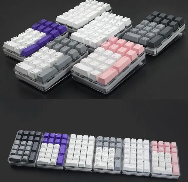 Alt view image 7 of 8 - Mechanical Numeric Keypad GATERON Red Switch Wired Gaming Keypad Crystal Case White Backlit 21 Keys Mini Numpad Portable Keypad Extended Layout Gray Magicforce by Qisan