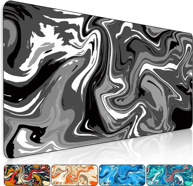 Alt view image 9 of 14 - 5 Colors 3 SizesMarbled Design Fluid Pattern Gaming Mouse Pad Extended Mouse Pad Laptop Computer Desk Mat for Desktop Desk Protector Mat Office Desk Accessories Gifts - 31.5L*11.8W