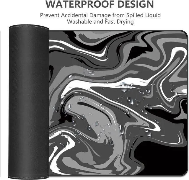 Alt view image 14 of 14 - 5 Colors 3 SizesMarbled Design Fluid Pattern Gaming Mouse Pad Extended Mouse Pad Laptop Computer Desk Mat for Desktop Desk Protector Mat Office Desk Accessories Gifts - 31.5L*11.8W