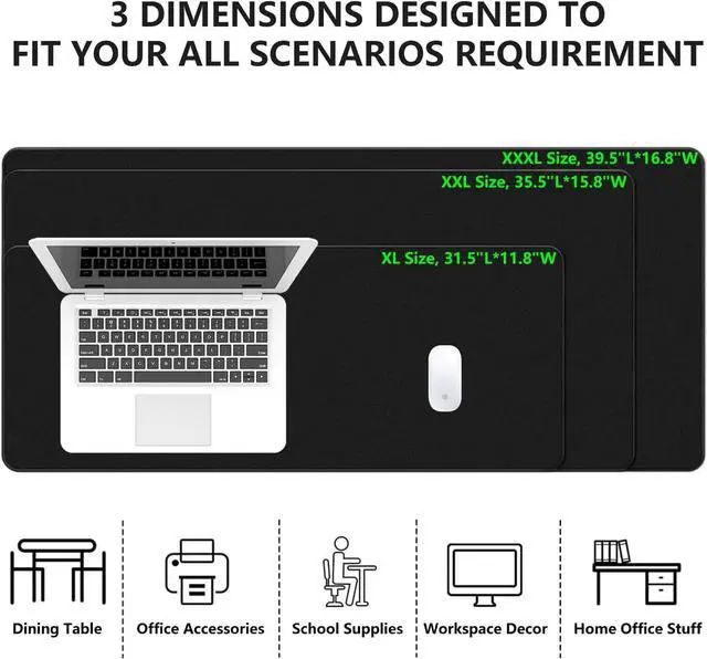 Alt view image 12 of 14 - 5 Colors 3 SizesMarbled Design Fluid Pattern Gaming Mouse Pad Extended Mouse Pad Laptop Computer Desk Mat for Desktop Desk Protector Mat Office Desk Accessories Gifts - 31.5L*11.8W