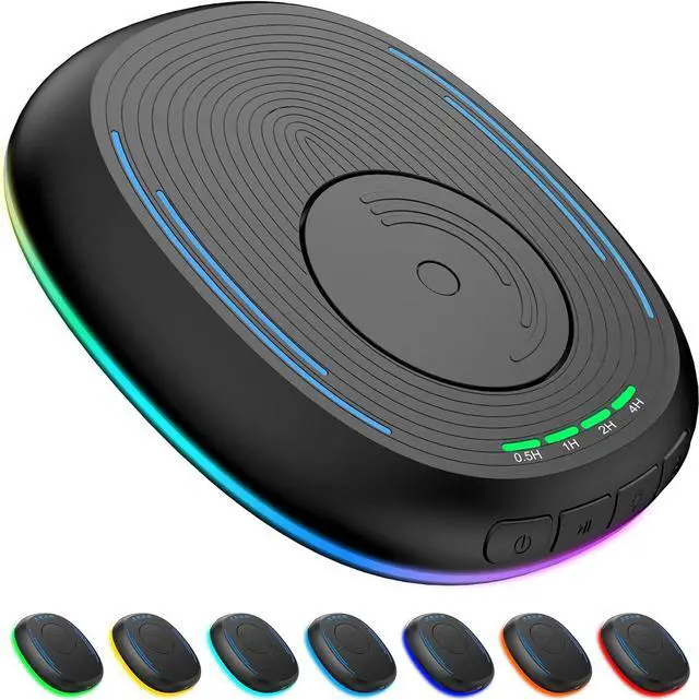 Alt view image 8 of 14 - Mouse Jiggler Undetectable Mouse Mover Device with Timer ON/Off Switch Breathing Light Mouse Wiggler for Prevent Computer Laptop Screen Sleep (Black)