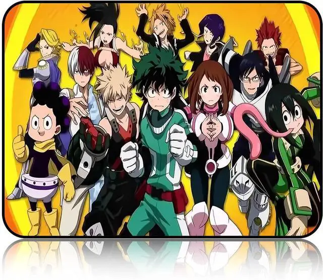Alt view image 2 of 2 - MeDoTrendy My Hero Academia Mouse Pad Anime Gaming Mouse Pad Non-Slip Rubber Gaming Mouse Pad Waterproof Anime Mousepads/Mousemat for Computer and Laptop (11.8x9.8inch)