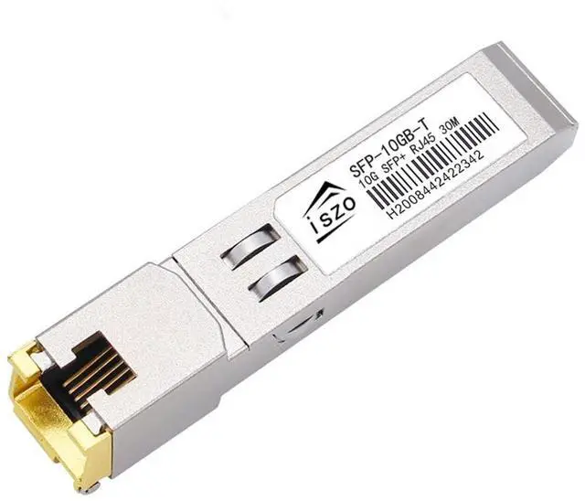 Main image of 10GBase-t, SFP-10G-T Optical Module, 10G SFP to RJ45 Conversion Module,Adaptive 10G/5G/2.5G/1G,Support DDM, for Network Switch Cisco TPLINK Ubiquiti UniFi BDCOM QNAP ASUS, 30m,AQR113C chip