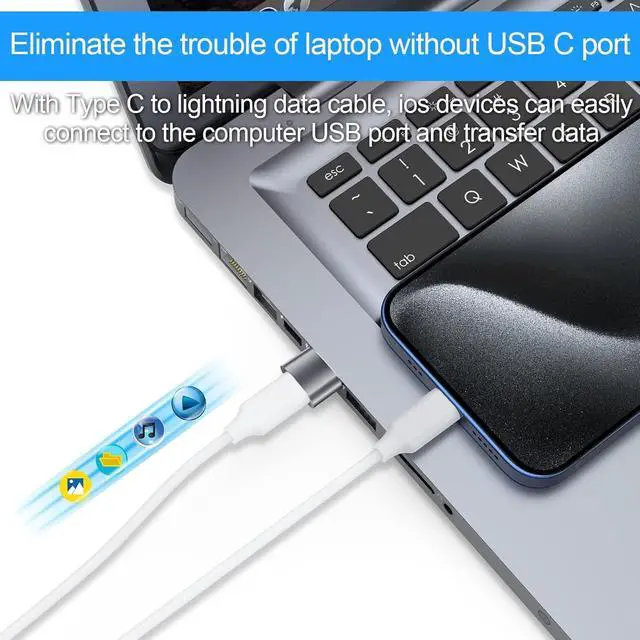 Alt view image 3 of 7 - USB C to USB Adapter 10 Pack USB C Female to USB Male Adapter USBC to USB Adapter USB to C Adapter USB to Type C Adapter USBA to USBC Adapter for iPhone 15/14/13 iPad Pro AirPods Grey