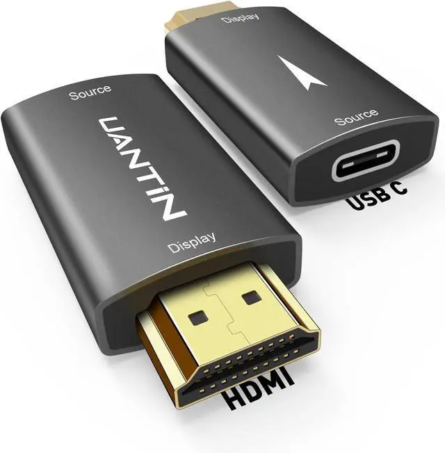 Alt view image 8 of 14 - USB C Female to HDMI Male Adapter | 4K 60Hz Uni-Directional USB Type C 3.1 Source to HDMI Monitor Converter USB C Adapter for USB4/Thunderbolt 3 4 Cable - Not HDMI to USB C