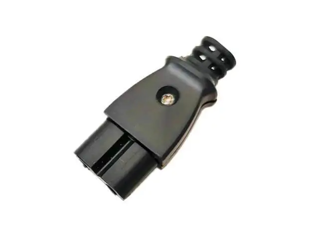 Alt view image 4 of 4 - C8 male power socket C7 female plug power outlet embedded electric connector connector 35mm*15mm AC 2.5A 5A 250v(plug)