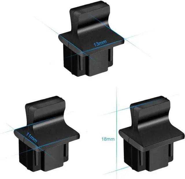 Alt view image 6 of 8 - Silicone 100pcs RJ45 Dust Cover Ethernet Hub Port Plugs RJ45 Anti-Dust Cover Cap Plugs Ethernet/LAN Protector for Copper RJ45 Female Jack Port for Network Hubs Switches Routers Slot