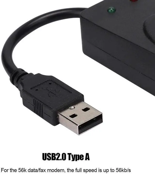 Alt view image 8 of 10 - Normal Dial up Modem,Fax Modem Dual Port USB2.0 56K External Modem Driver for Win 98,2000,ME,XP,Vista,CE5.0,10,8.1,8,7,Support Dial The Internet,Automatically Send,Receive Faxes