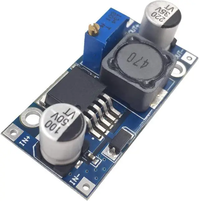Alt view image 8 of 12 - 6 Pack LM2596 DC to DC High Efficiency Voltage Regulator 3.2-35V to 1.25-30V Buck Converter DIY Power Supply Step-Down Module