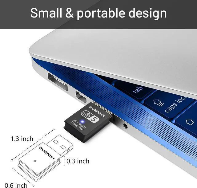 Alt view image 13 of 14 - WiFi Adapter for Desktop PC USB WiFi Adapter Bluetooth&WiFi 2-in-1 600Mbps 2.4/5.8Ghz Dual Band Wireless Network Plug and Play for PC/Laptop/Desktop Support Win7/8/8.1/10/11