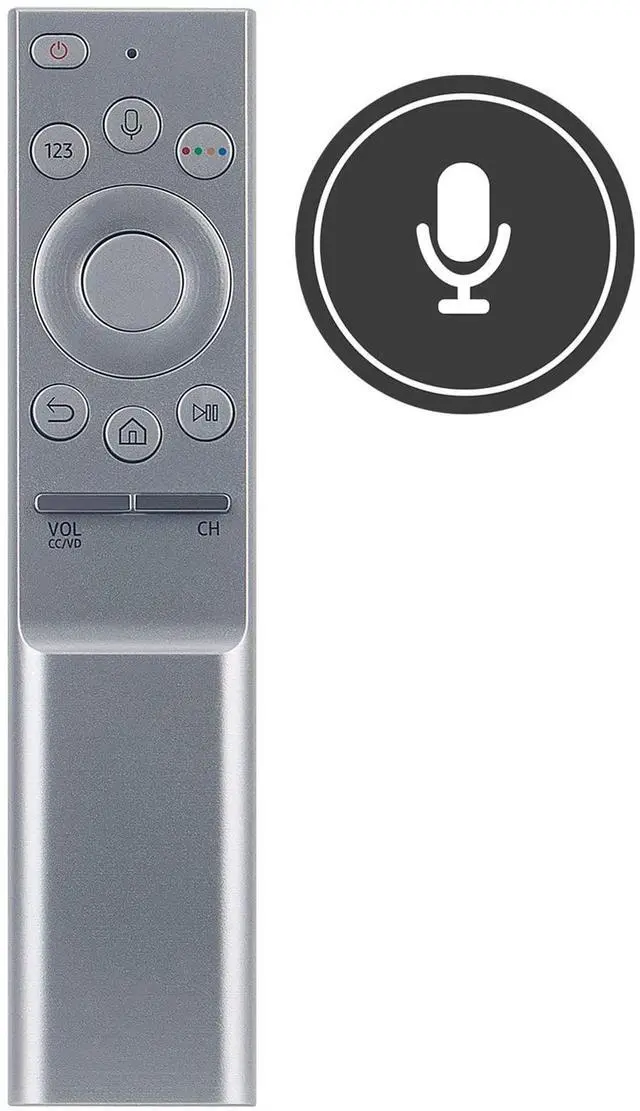Alt view image 7 of 10 - BN59-01291A Replaced Voice Remote Control - ALLIMITY - fit for Samsung Smart QLED TV BN59-01291A Remote Control BN5901291A QN55Q7FAMF RMCRMM1AP1 QN49Q65FNFXZA QN65Q7FAMFXZA QN55Q8CAMFXZA