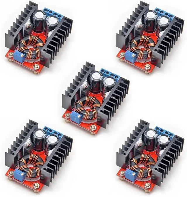 Alt view image 8 of 14 - 5PCS 150W DC-DC 10-32V to 12-35V Step Up Boost Converter Module Adjustable Power Voltage