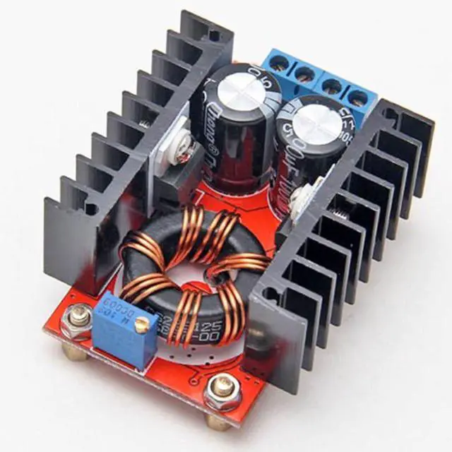 Alt view image 11 of 14 - 5PCS 150W DC-DC 10-32V to 12-35V Step Up Boost Converter Module Adjustable Power Voltage