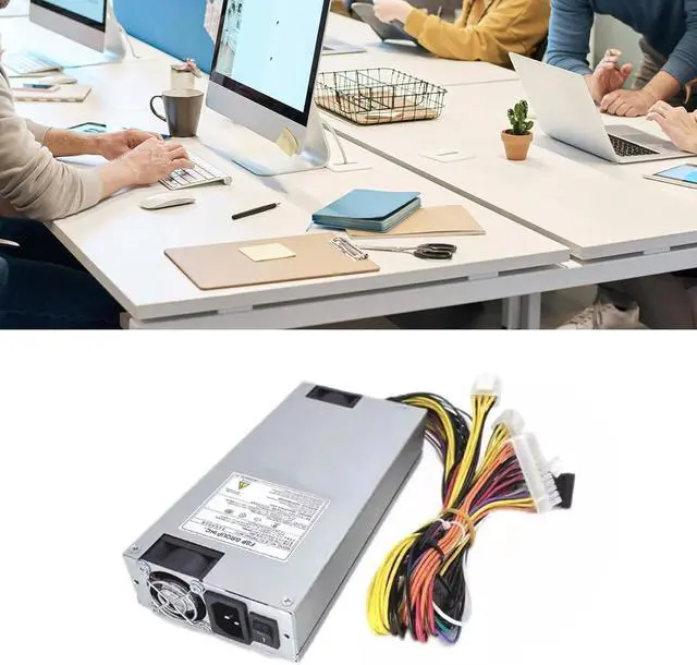 Alt view image 9 of 14 - High Efficiency 250W 300W 350W Power Supply Unit for 1U SFF PC, 8Pin+8Pin Connectors