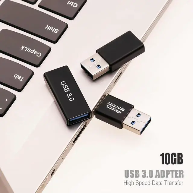 Alt view image 10 of 14 - USB 3.0 Adpter 3Styles of USB 3.0 to USB Adapters- USB A Female to Female Coupler USB A Male to Male Coupler USB A Male to Female Adapter - High Speed Convert Extension Coupler Connector Converte