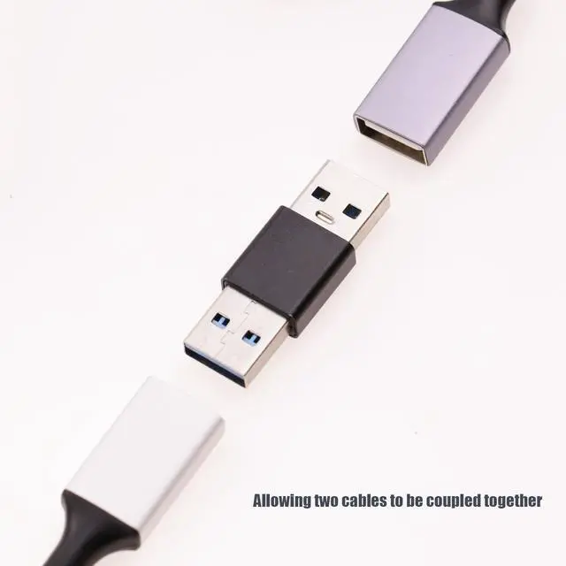 Alt view image 14 of 14 - USB 3.0 Adpter 3Styles of USB 3.0 to USB Adapters- USB A Female to Female Coupler USB A Male to Male Coupler USB A Male to Female Adapter - High Speed Convert Extension Coupler Connector Converte