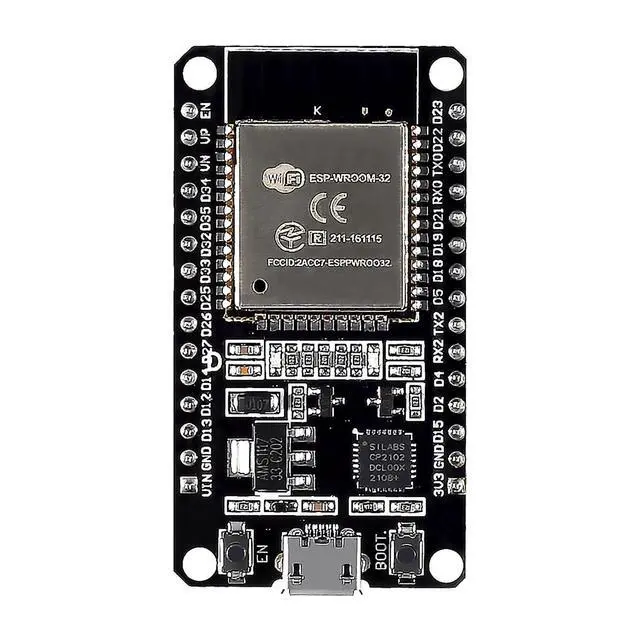 Alt view image 8 of 10 - 6Pcs ESP32 ESP-WROOM-32 Development Board ESP32S 2.4GHz Dual-Core WiFi Bluetooth Microcontroller