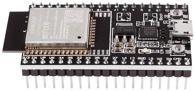 Alt view image 7 of 10 - ESP32 DevKitC Core Board ESP32-WROOM-32U WiFi Bluetooth Development Board for Arduino IDE (5pcs WROOM-32D)