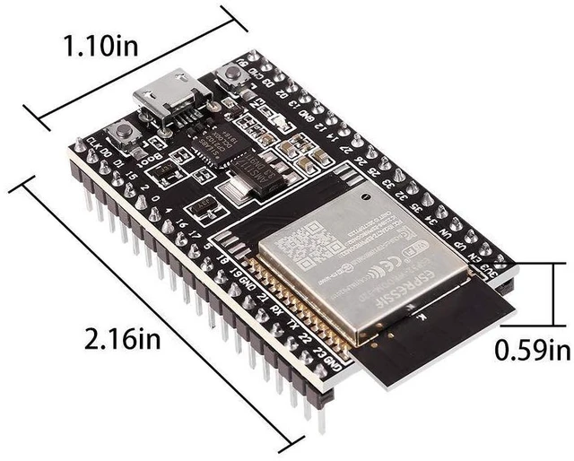 Alt view image 10 of 10 - ESP32 DevKitC Core Board ESP32-WROOM-32U WiFi Bluetooth Development Board for Arduino IDE (5pcs WROOM-32D)