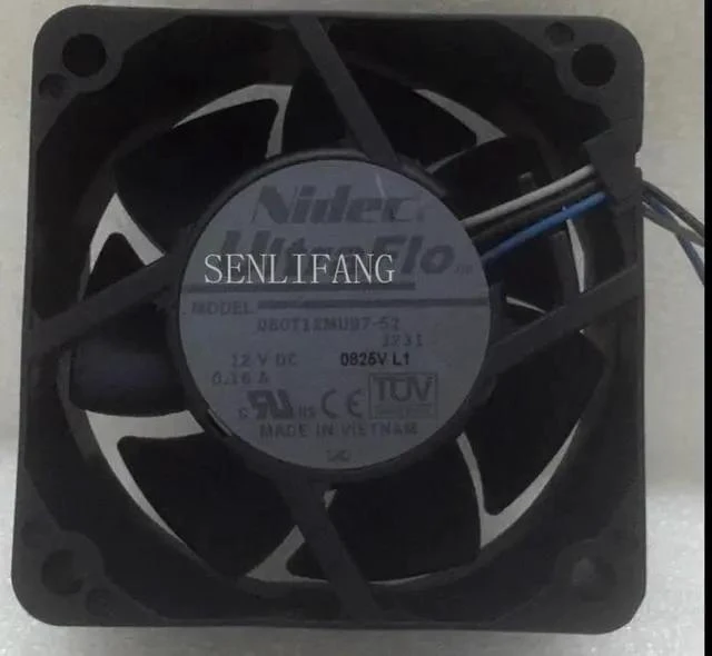 Alt view image 2 of 2 - Gadget WISDUM for Nidec 6025 12v 0.16a U60T12MUB7-52 U60T12MUB7-53 3Lines Computer cooling fan