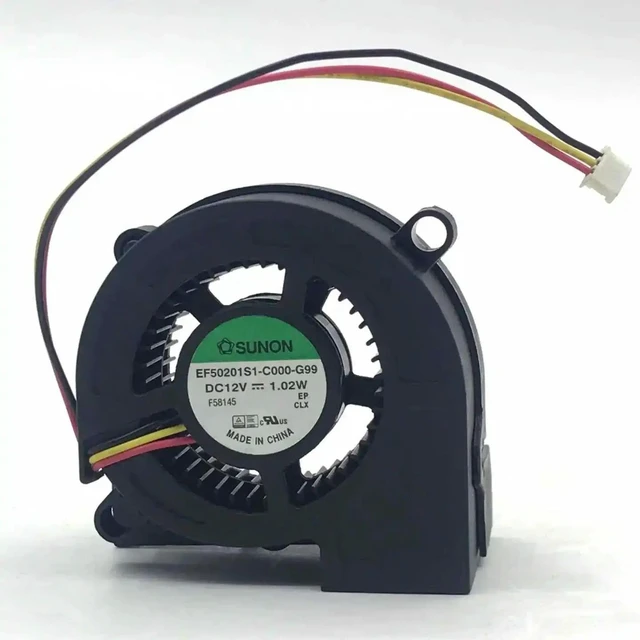 Alt view image 4 of 6 - CPU Fan for EF50201S1-C000-G99 12V 1.02W Maglev Centrifugal Turbine Cooling Fan 5020 50*50*20MM t761st