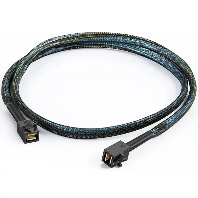 Alt view image 4 of 6 - FOR SFF-8643 Mini SAS HD Server Motherboard Backplane Cable for Computer Hard Disk
