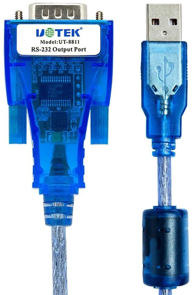 Alt view image 2 of 2 - UTEK UT-8811 USB 2.0 to Serial RS-232 DB9 9Pin Adapter Converter Cable 1.5m support win10