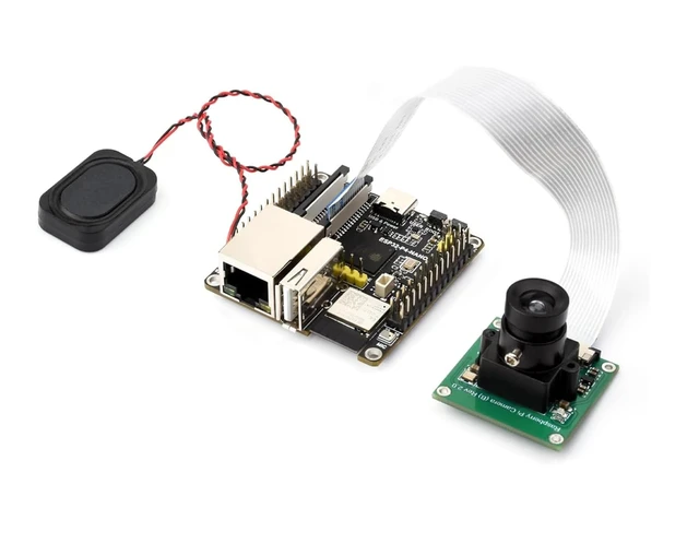 Alt view image 8 of 14 - ESP32-P4-NANO Development Board, Uses ESP32-P4 Chip with RISC-V Dual-Core and Single-Core Processors, Human-Machine Interfaces: MIPI-CSI, MIPI-DSI, USB, ETH. Comes with Speaker + RPi Camera, 4 Items