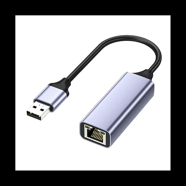 Alt view image 2 of 2 - Type-C to RJ45 Ethernet Adapter Type-C 3.0 PC Internet Type-C 1000Mbps Network Adapter for Laptop/TV Box