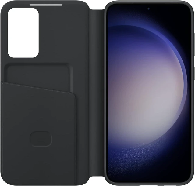 Alt view image 6 of 10 - Samsung S-View Wallet Case Black - Samsung Galaxy S23+