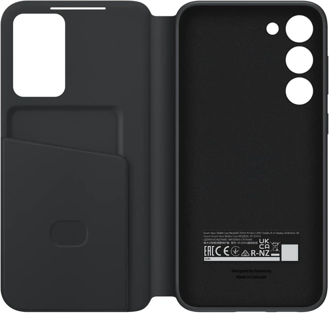 Alt view image 8 of 10 - Samsung S-View Wallet Case Black - Samsung Galaxy S23+
