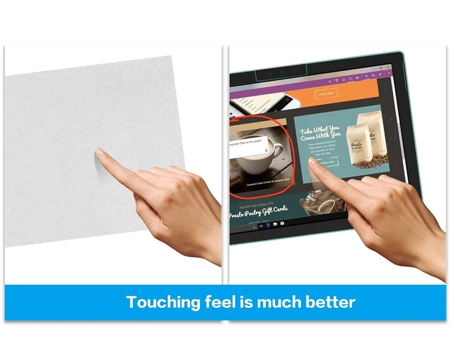 Alt view image 14 of 14 - TiMOVO 2 Pack Paper Screen Protector for Microsoft Surface Pro 11 2024, Surface Pro 10 / Pro 9 / Pro 8 / Pro X 13 Inch, Anti-Glare Anti-Scratch PET Film, Support Surface Pen, Matte