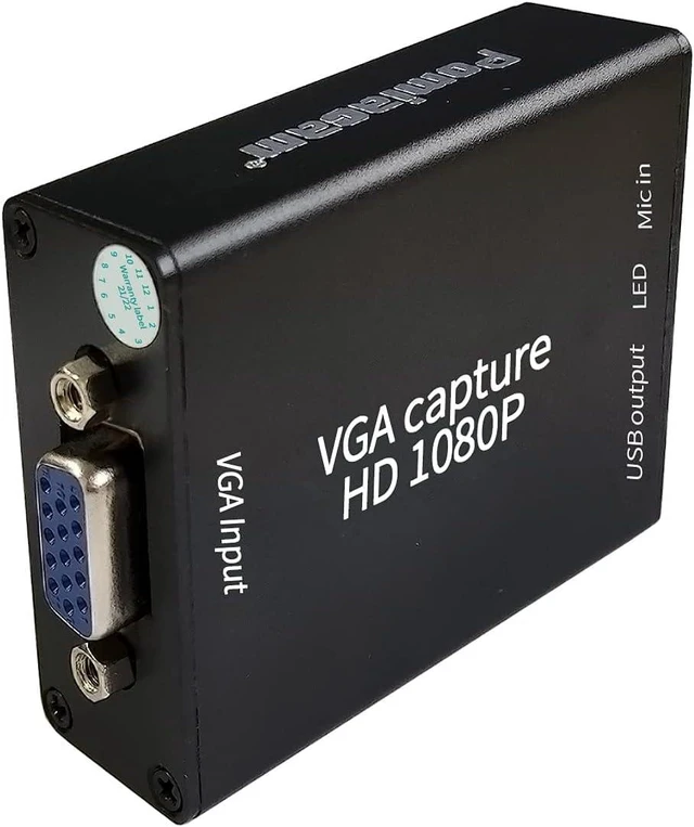 Alt view image 7 of 12 - POMIACAM Video Coverter VGA Capture Card,VGA to USB2.0 Converter,Audio and Video Capture Device,Plug-and-Play,USB Drive-Free HD 1080P Video Capture Tool for Windows,Linux and Android