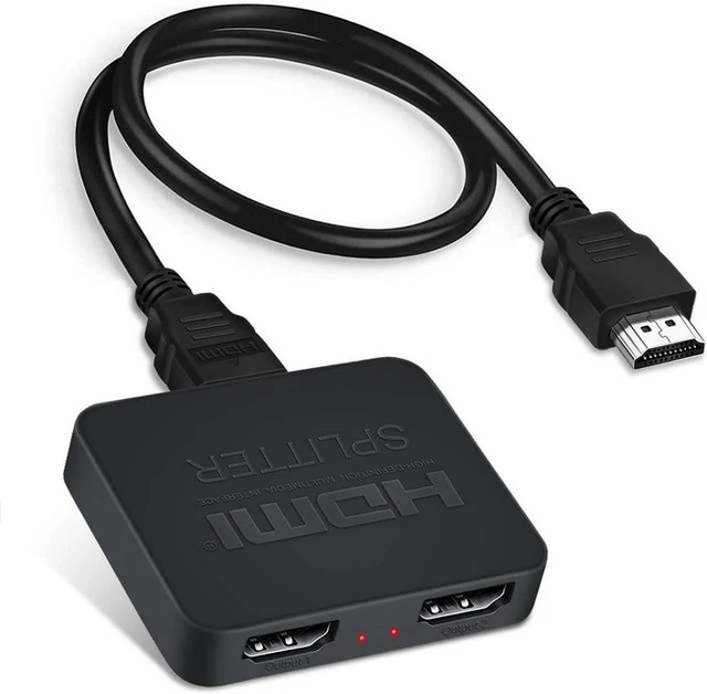 Alt view image 15 of 20 - Torpedo Nova HDMI 2.0 Splitter 1x2 with Scaler - 4K@60Hz 1 in 2 Out HDCP 2.2 compliant, Support HDR10, Dolby Vision & Atmos, Independent Output Resolution Control