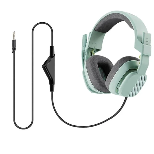 Alt view image 8 of 12 - Replacement Cable Wire for A10 A30 A40 A40TR Headphones Extension Cord with Mute Volume Control Function