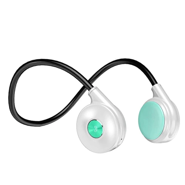Alt view image 11 of 12 - Bluetooth 5.3 Bone Conduction Headphones, IPX6 Waterproof, 30H Playback, Open-Ear Sport Earphones (White)