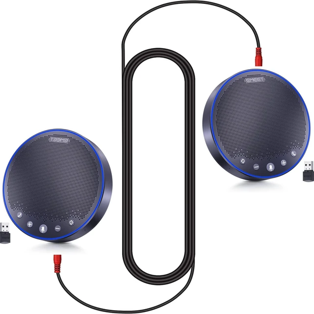 Alt view image 11 of 14 - Daisy Chain Cable 3.5mm Male to Male Stereo Audio Aux Cable, Use for Luna/Luna Plus/Luna Plus Kit/Luna Lite/M3/M220/M2/M2 MAX Speakerphone/Meeting Capsule, Expand Meeting up to 12/16 People