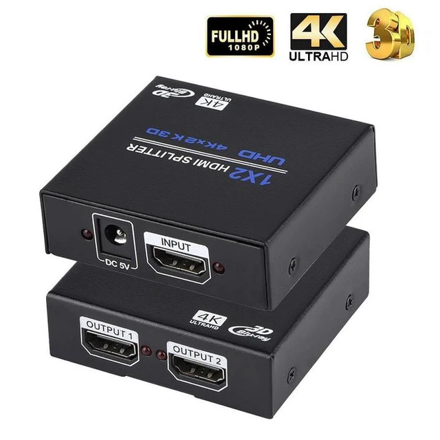 Alt view image 11 of 17 - Torpedo Nova HDMI 1x2 Splitter, 4K@30Hz, HDCP 1.4 Compatible, Compact Portable Design