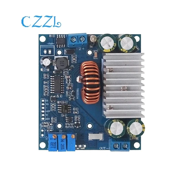 Alt view image 7 of 12 - DC-DC adjustable voltage reduction module, solar MPPT voltage reduction charging module 15A synchronous rectification