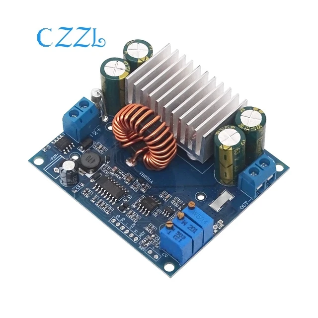Alt view image 12 of 12 - DC-DC adjustable voltage reduction module, solar MPPT voltage reduction charging module 15A synchronous rectification
