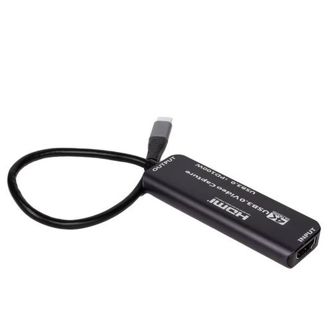 Alt view image 8 of 12 - Torpedo Nova USB C Video Capture Card 4K 30Hz, with 100W PD Charging & USB 3.0 Data Transfer, Plug & Play for OBS Streaming, Gaming, Conference, Compatible with Laptop, Phone, PC