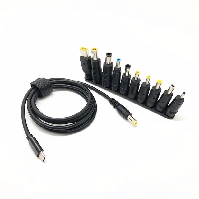 Alt view image 2 of 2 - 1.5m USB Type C Cable Adapter for A-sus H-P Lenovo Laptop USB-C To Universal Connector Jack Plug Converter Laptop Power Cable