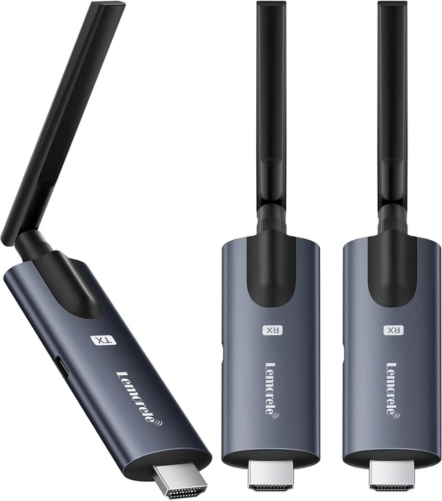 Alt view image 15 of 20 - Lemorele Wireless HDMI Transmitter and 2 Receivers,Support Wireless Receiving APP TuTuPlay 2.4/5G 656ft 1080P HD,for Streaming Video&Audio to HDTV/Projector/Tablet/Mobile from Laptop/TV-Box/Blu-ray