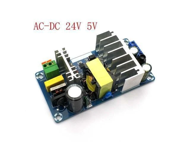 Alt view image 8 of 9 - WISDUM AC-DC 100W 24V 4A 5V Switching Power Supply Board 2 Channel Output Power Module Dual Output DC 24V4A 5V1A