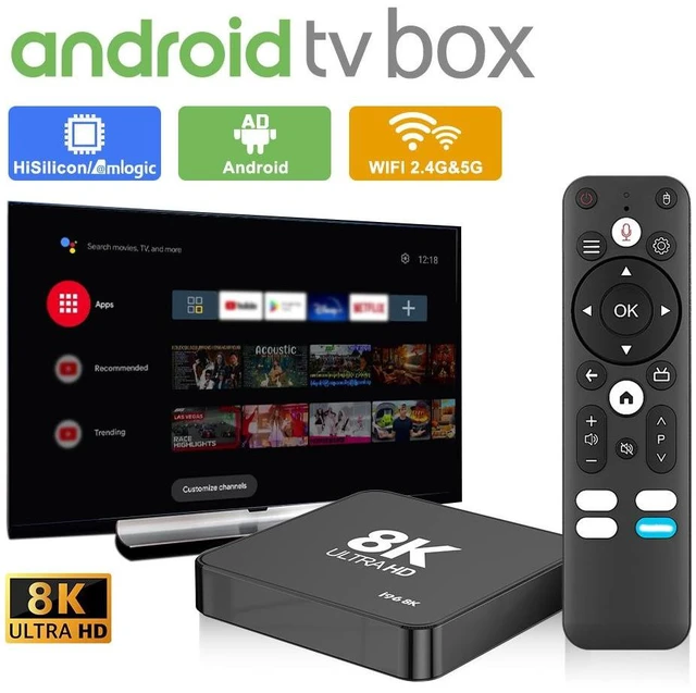 Alt view image 15 of 17 - i96 8K TV Box Dual WiFi, Bluetooth, 1GB+8GB, 4K Output, Android, Smart Media Player, Cross-Border TV Box