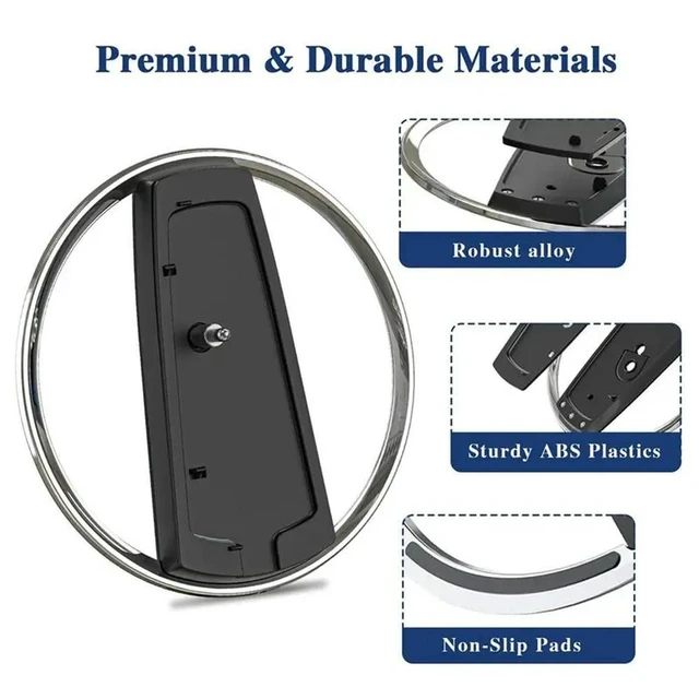 Alt view image 9 of 12 - Slim Vertical Stand For PS5 Secure, Stylish Base For 5 Disc And Digital Models